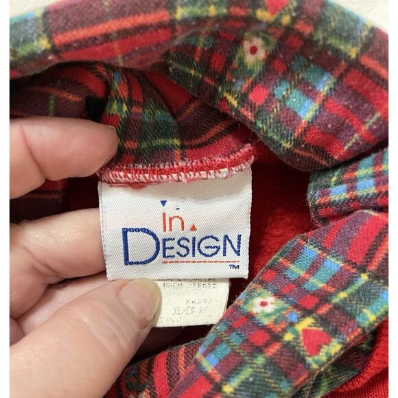 Grannycore Vintage novelty Cat Kittens Mock Turtleneck Sweatshirt XL - Picture 4 of 5